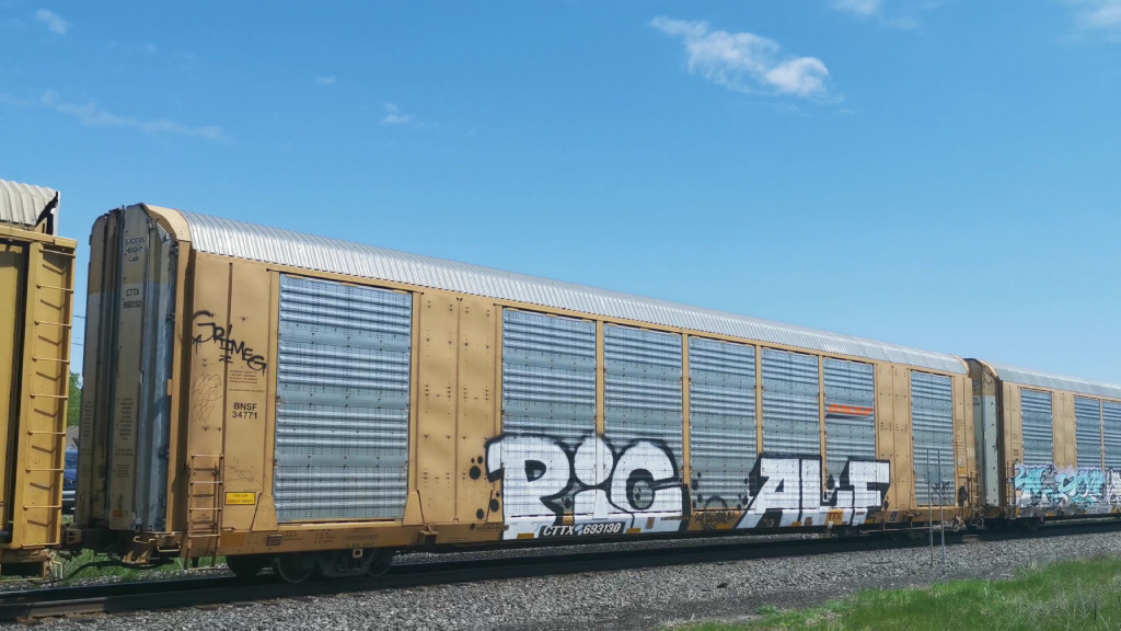 BNSF 34771 (Body) CTTX 693130 (Flat)